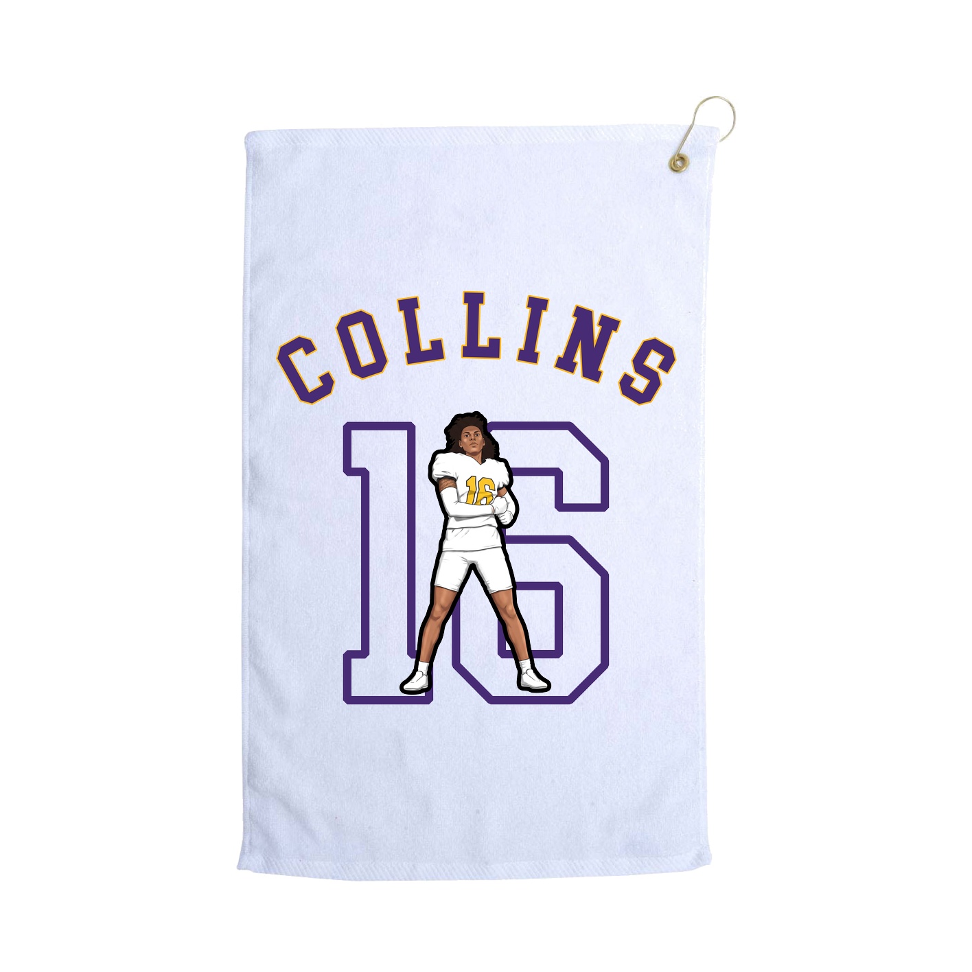 Golf Towel — Shirsey Arch in White