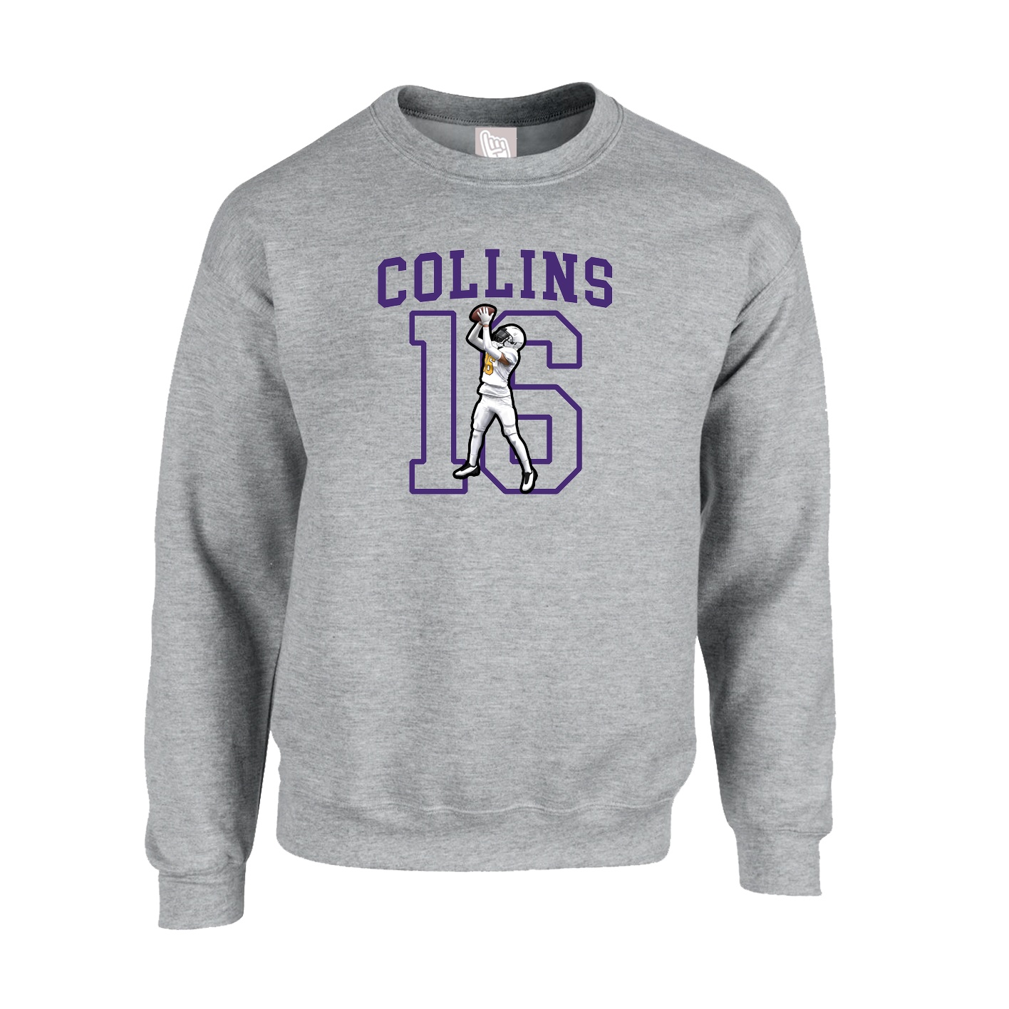 Fleece Crew — Shirsey in Grey