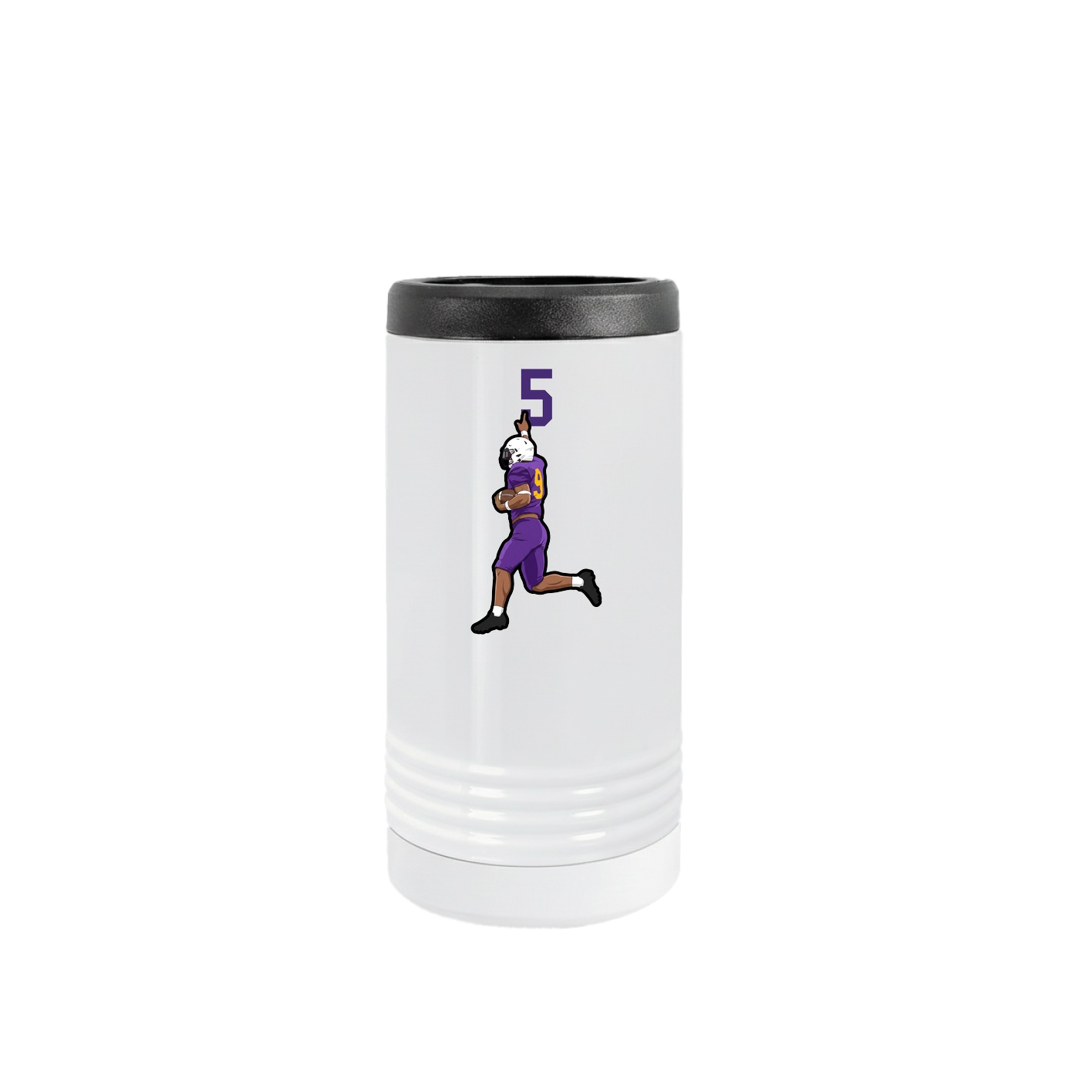Slim Beverage Holder — Number Top in White