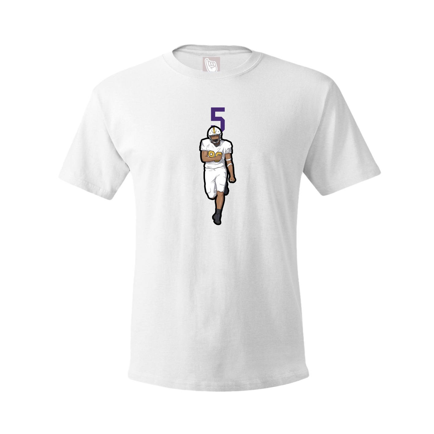 Tee — Number Top in White