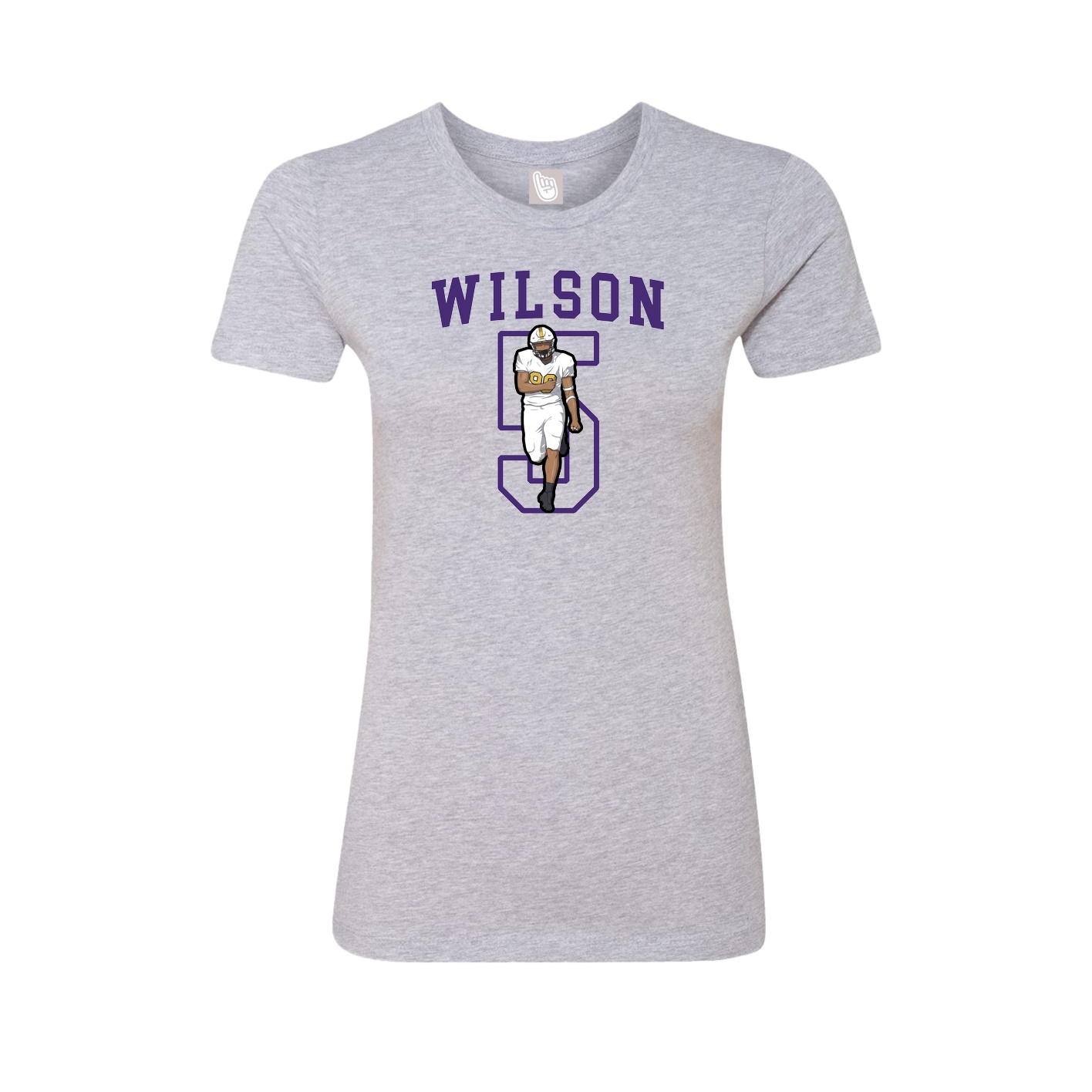 Fitted Women's Tee — Shirsey in Grey