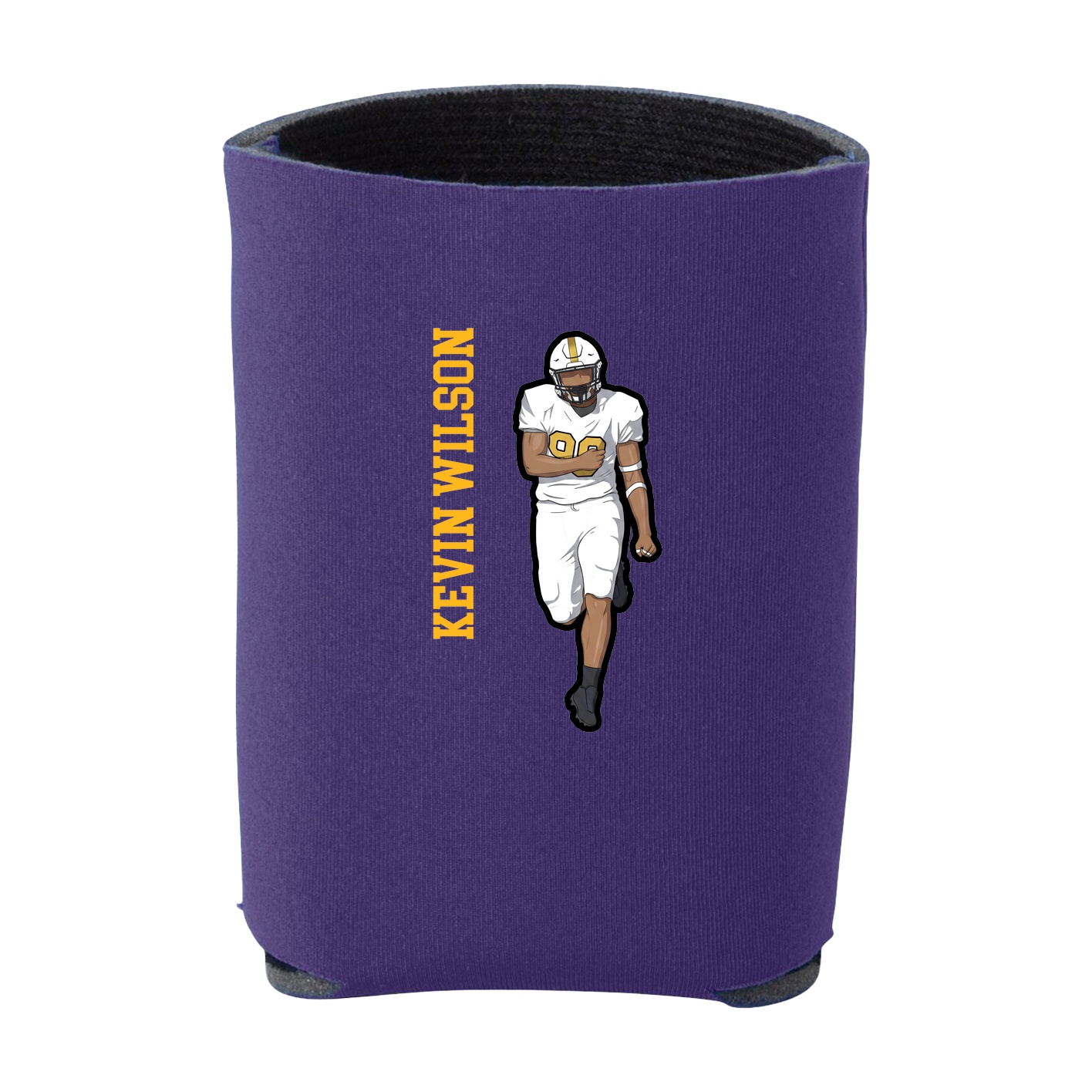 Can Holder — Name Vertical in Purple