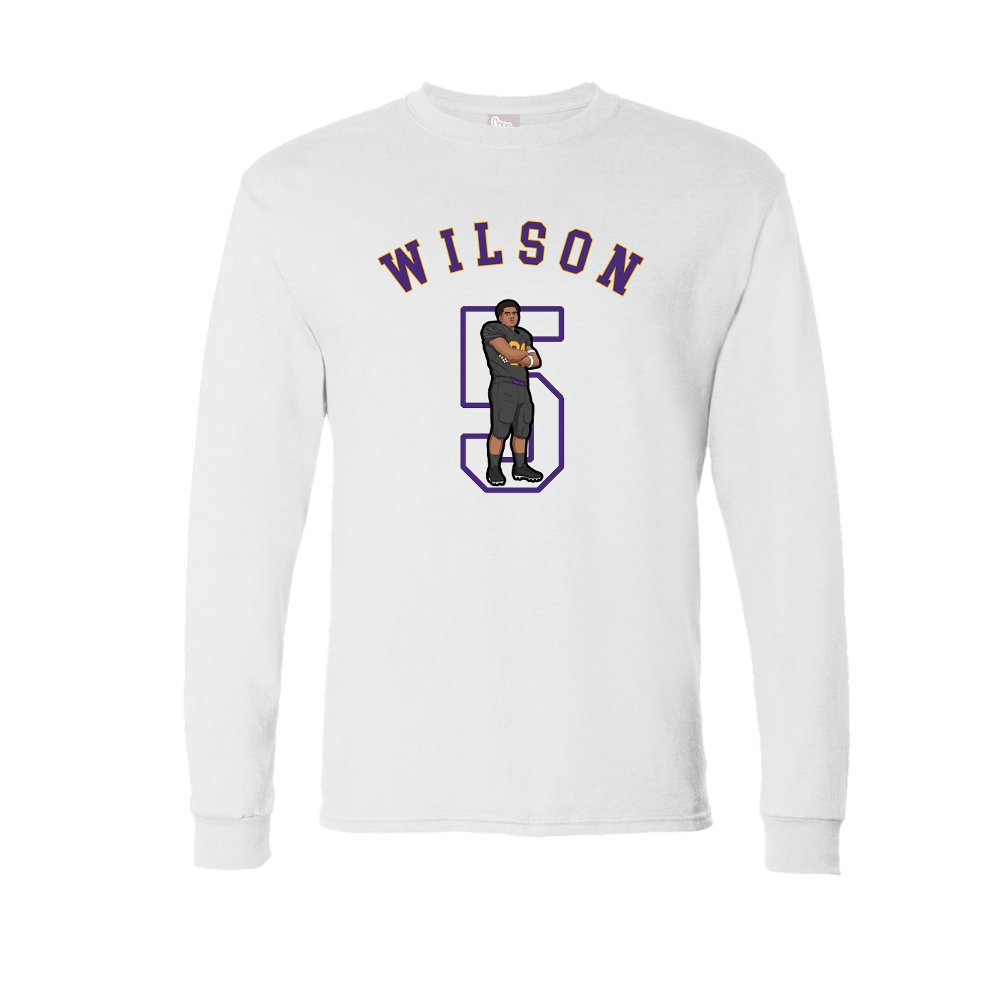 Long Sleeve Tee — Shirsey Arch in White
