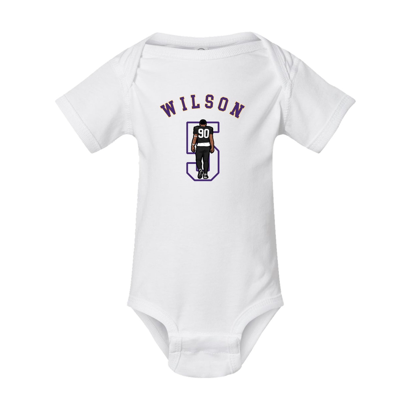 Baby Onesie — Shirsey Arch in White