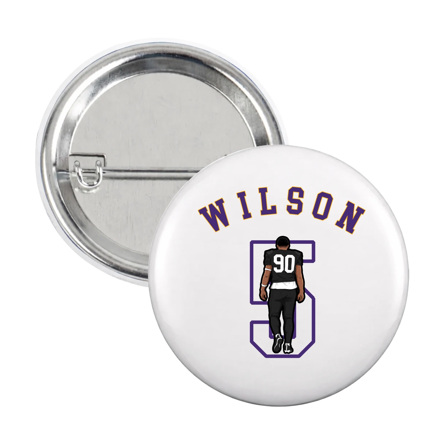 Game Day Button — Shirsey Arch in White