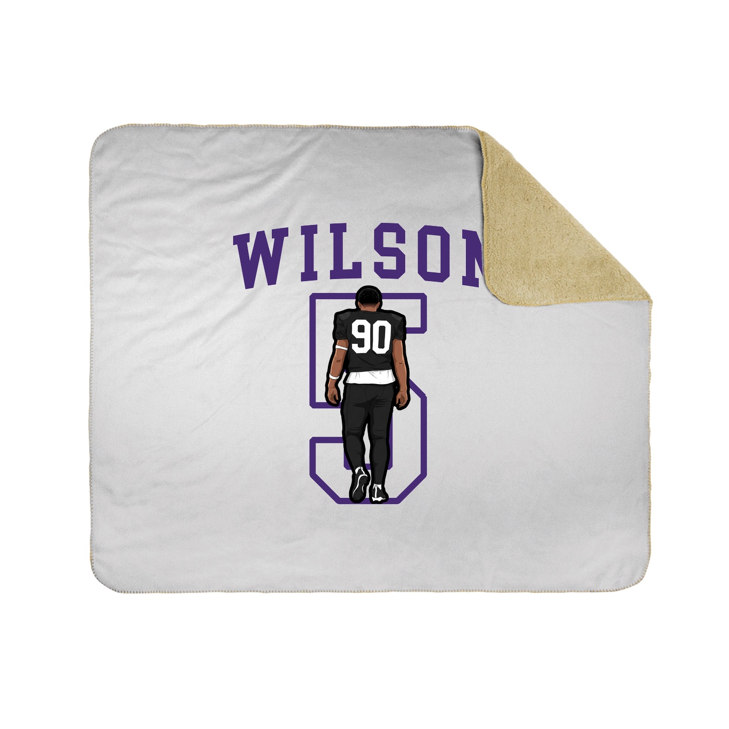 Throw Blanket — Shirsey in White