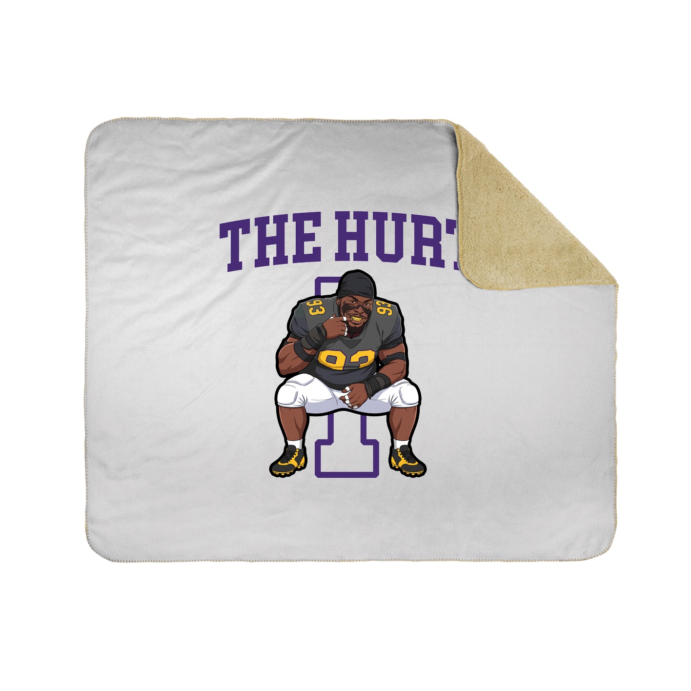 50x60 Sherpa Lined Throw Blanket