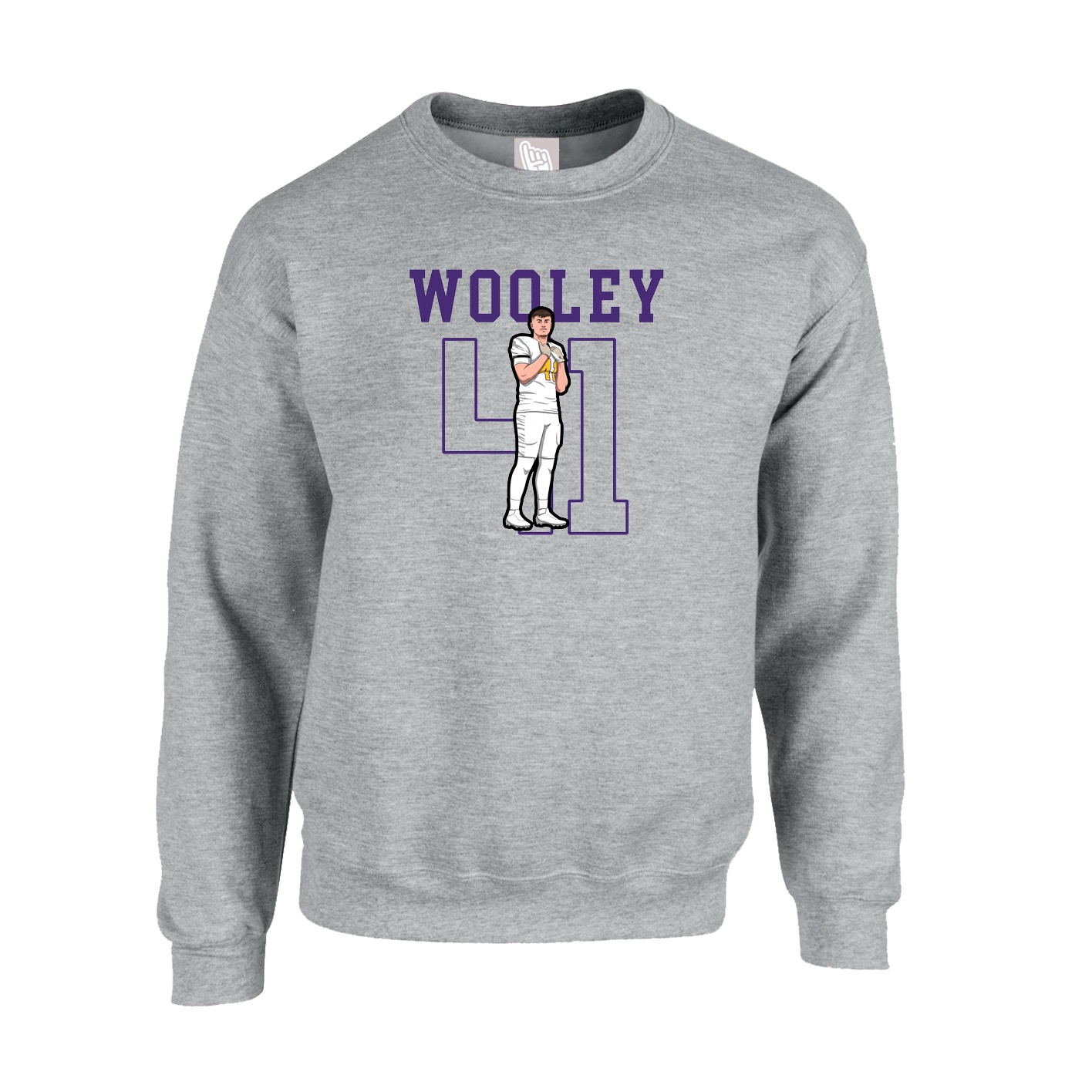 Fleece Crew — Shirsey in Grey