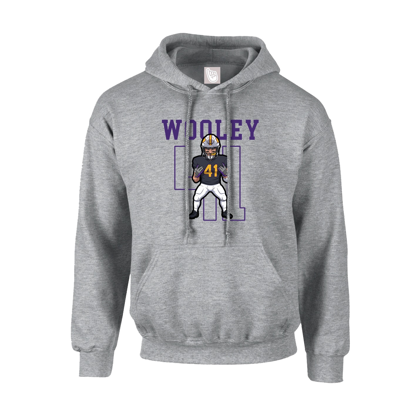 Hoodie — Shirsey in Grey