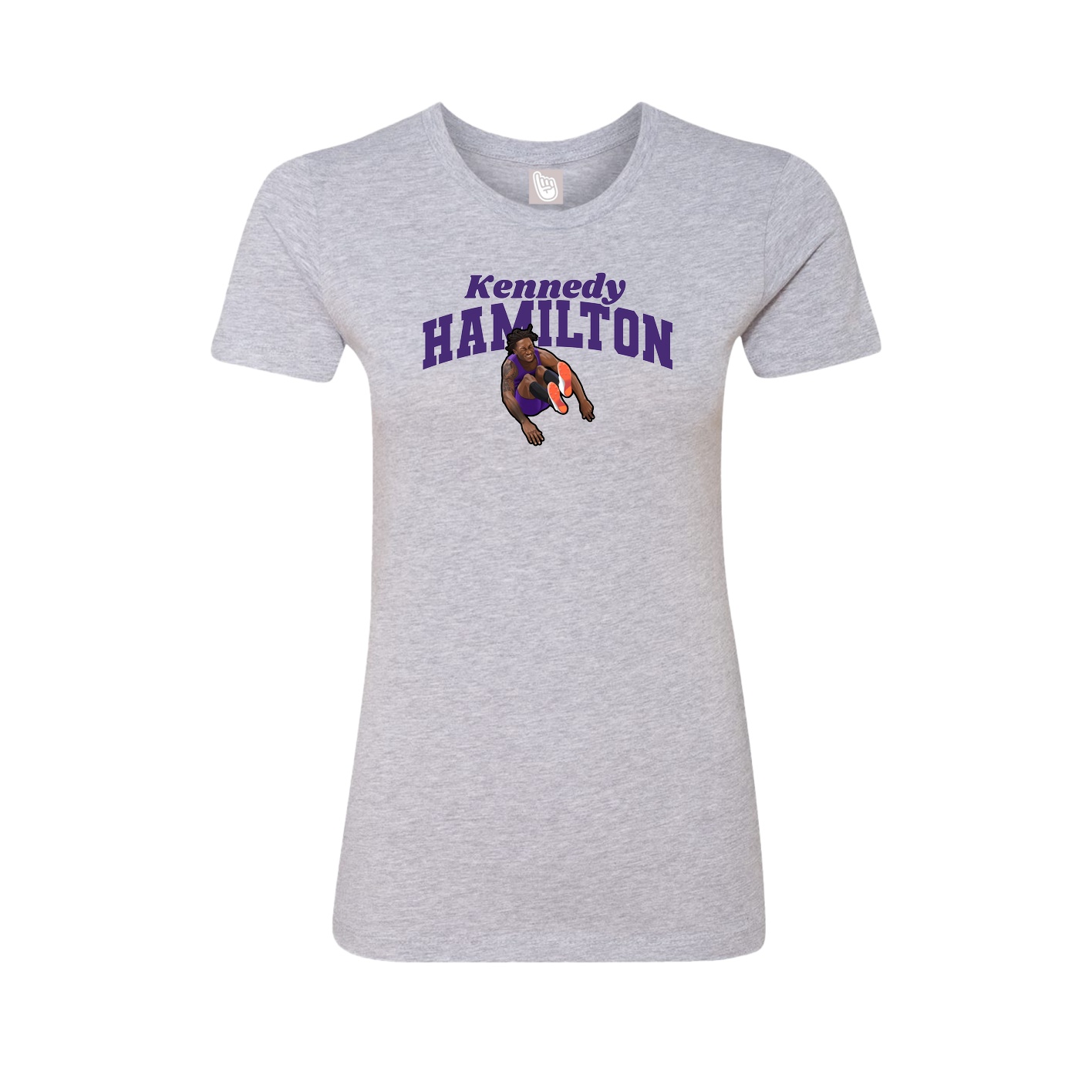 Womens Tee — Signature Arch in Grey