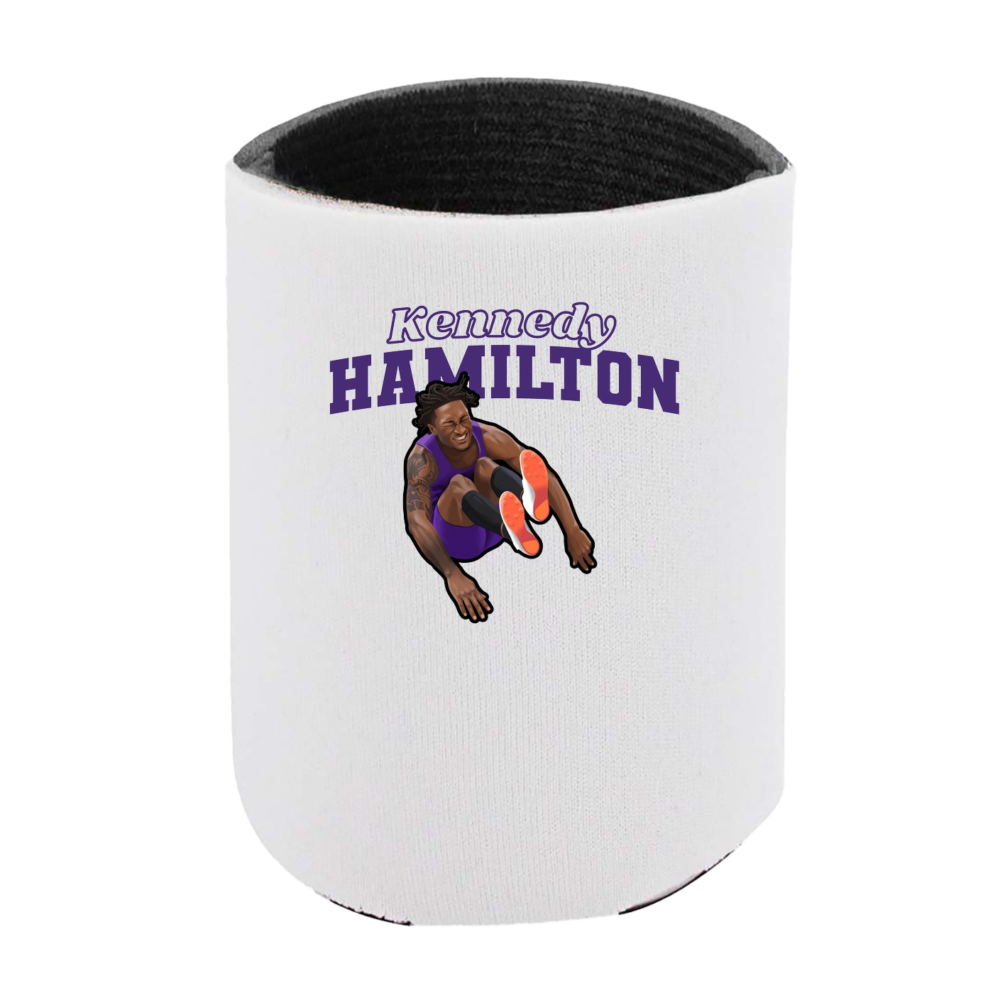 Can Holder — Name Arch in White