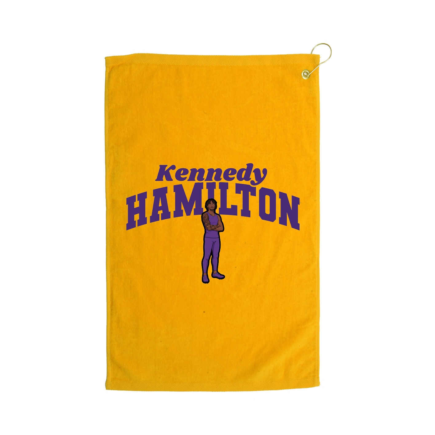 Golf Towel — Signature Arch in Gold