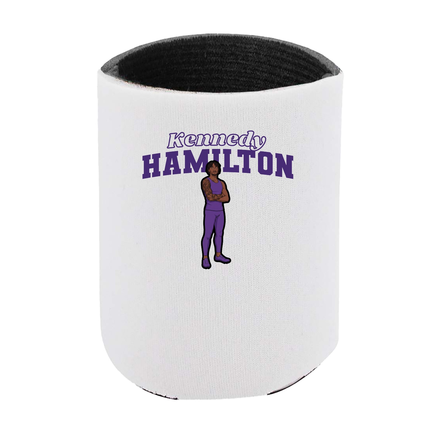 Can Holder — Name Arch in White