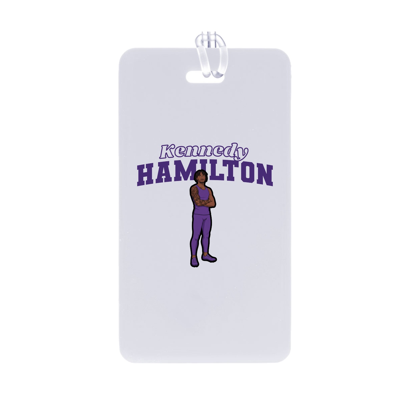 Bag Tag — Name Arch in Classic