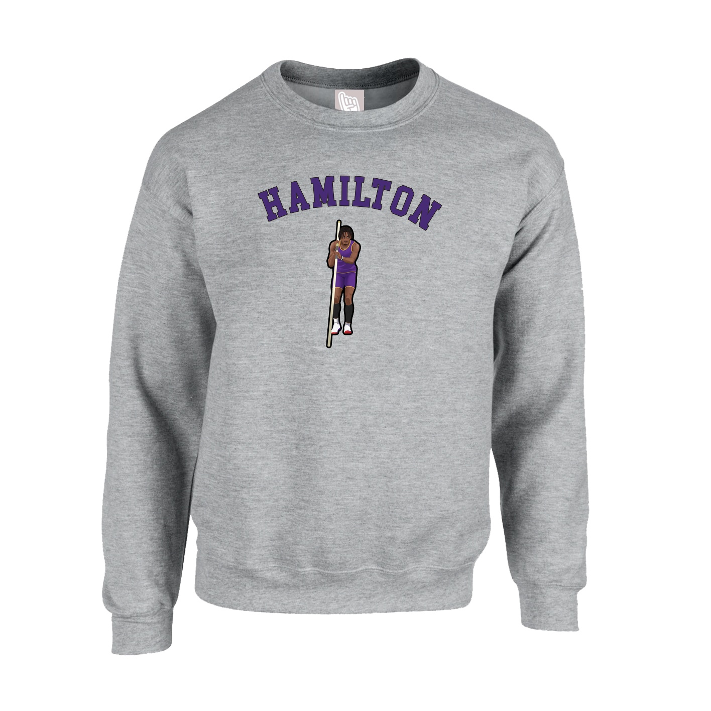 Fleece Crew — Shirsey Arch in Grey