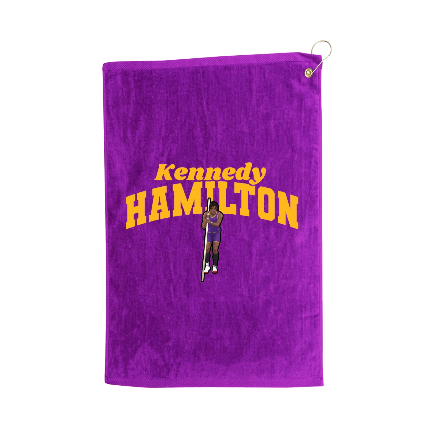 Golf Towel — Signature Arch in Purple
