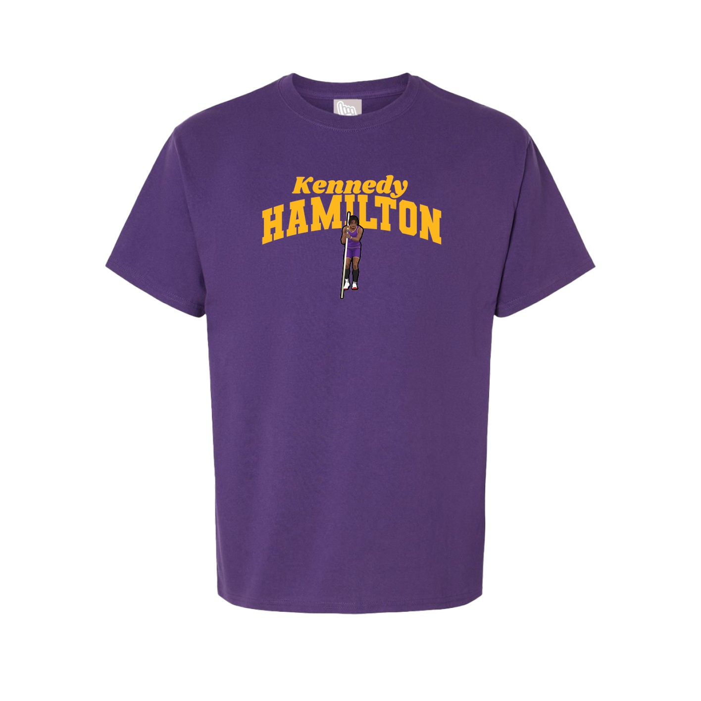 Youth Tee — Signature Arch in Purple