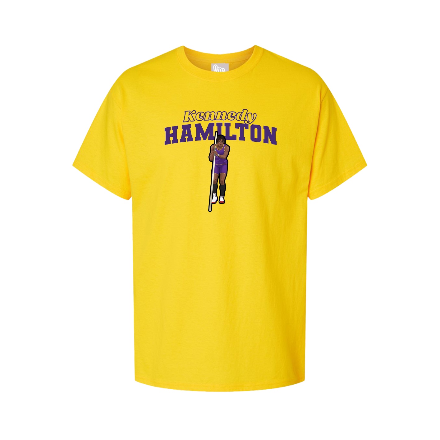 Tee — Name Arch in Gold