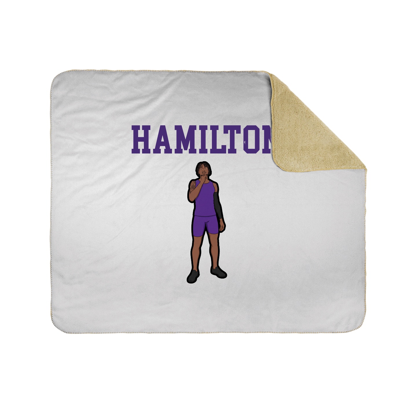 Throw Blanket — Shirsey in White