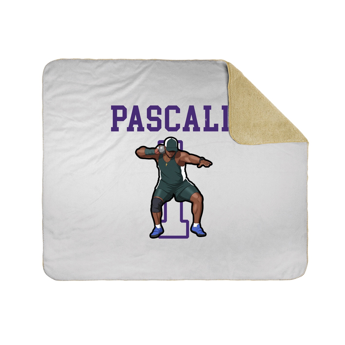 50x60 Sherpa Lined Throw Blanket