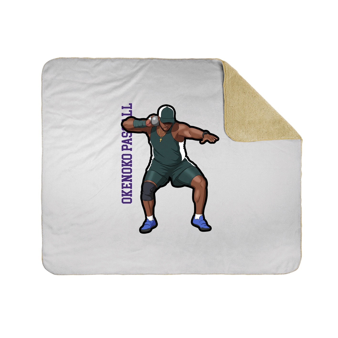 50x60 Sherpa Lined Throw Blanket