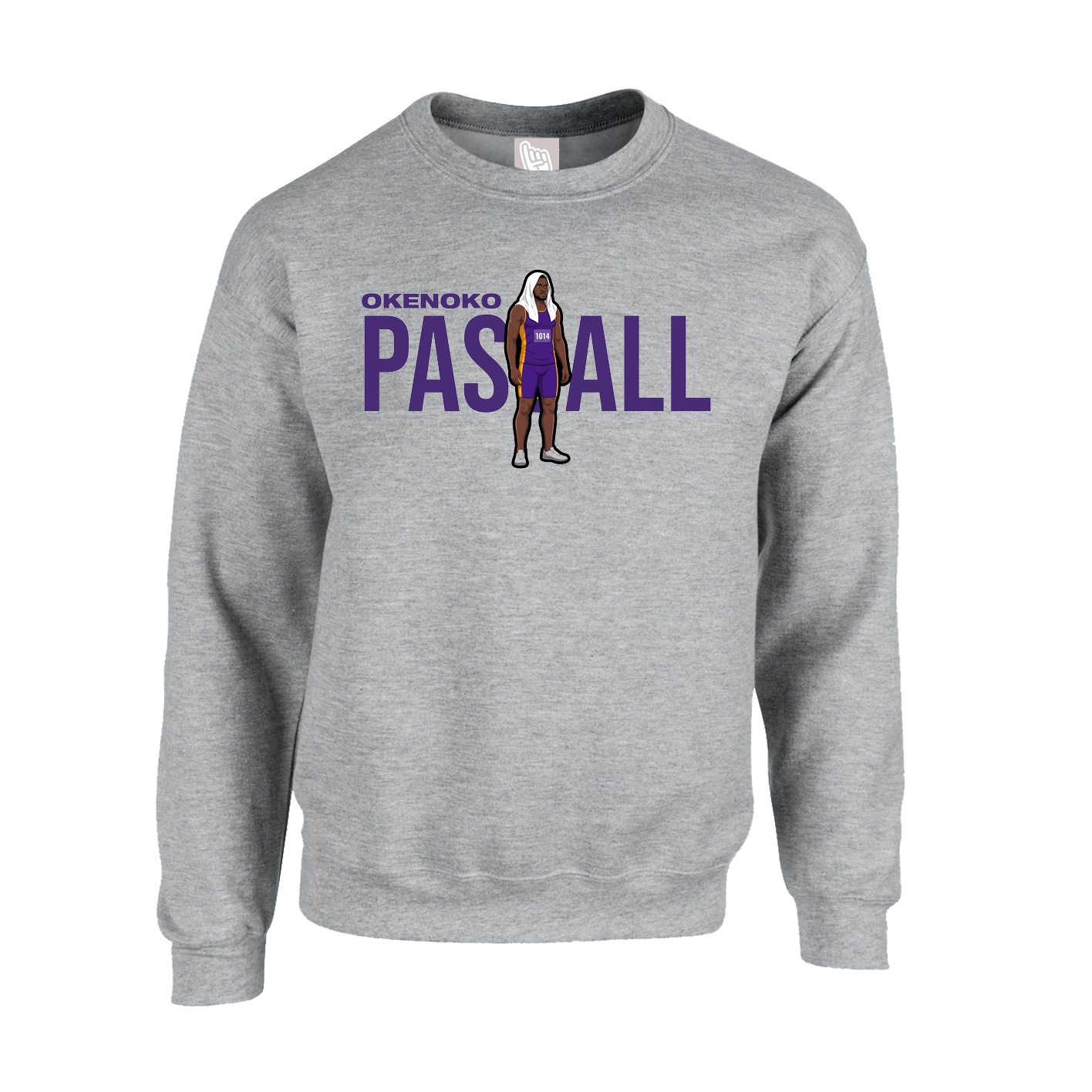 Fleece Crew — Player Name in Grey