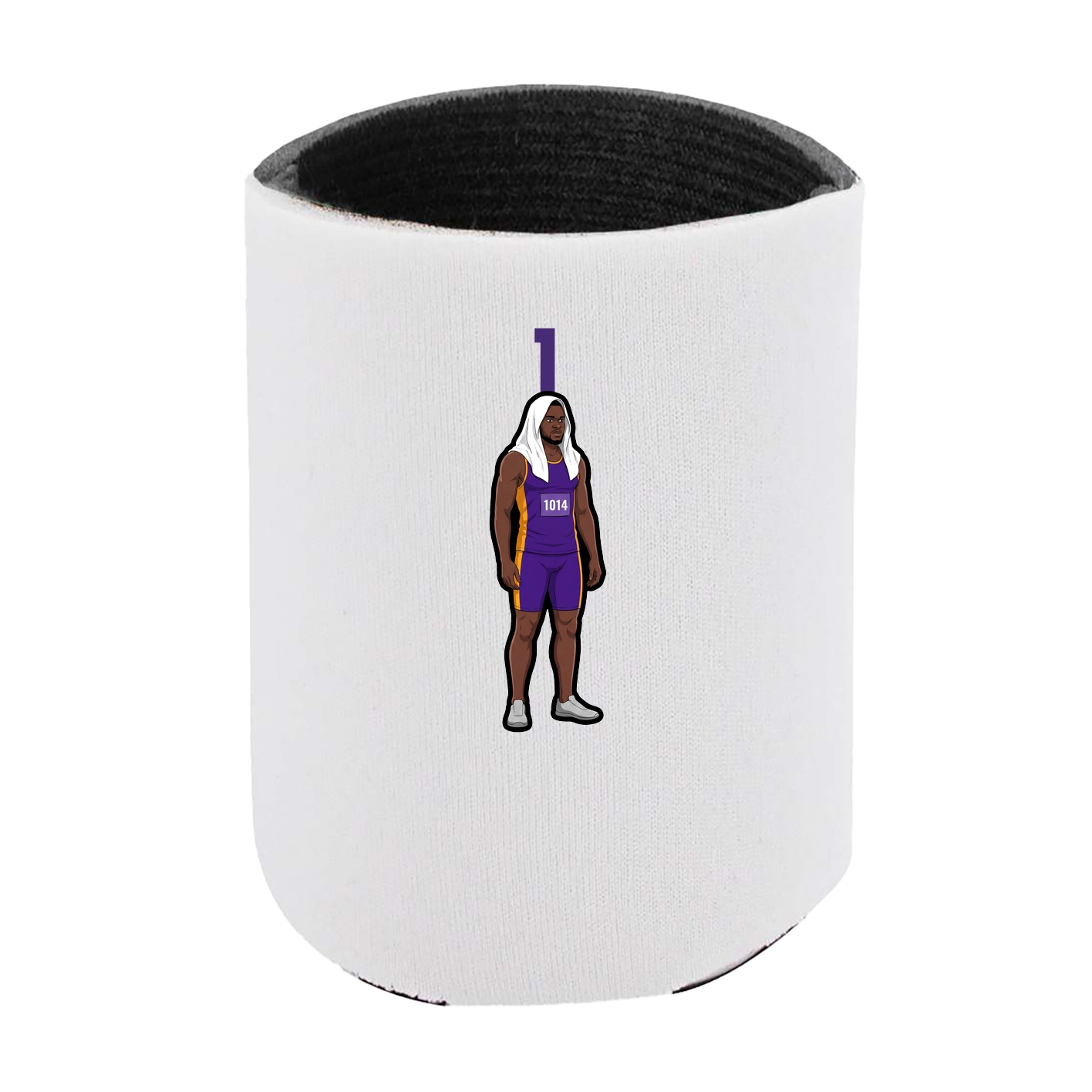 Can Holder — Number Top in White