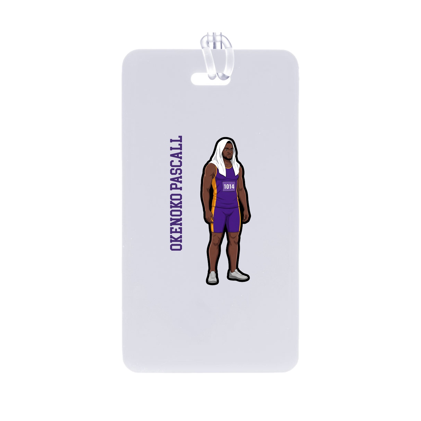 Bag Tag — Name Vertical in Classic