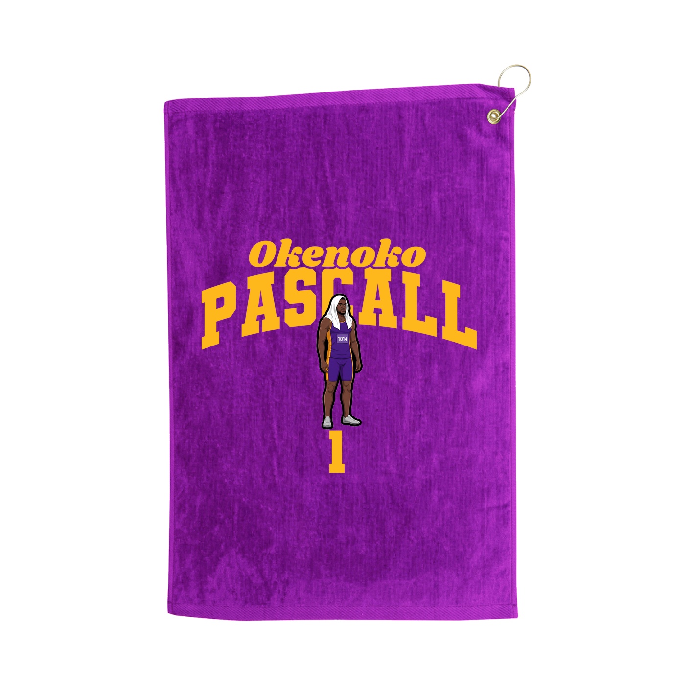 Golf Towel — Signature Arch in Purple