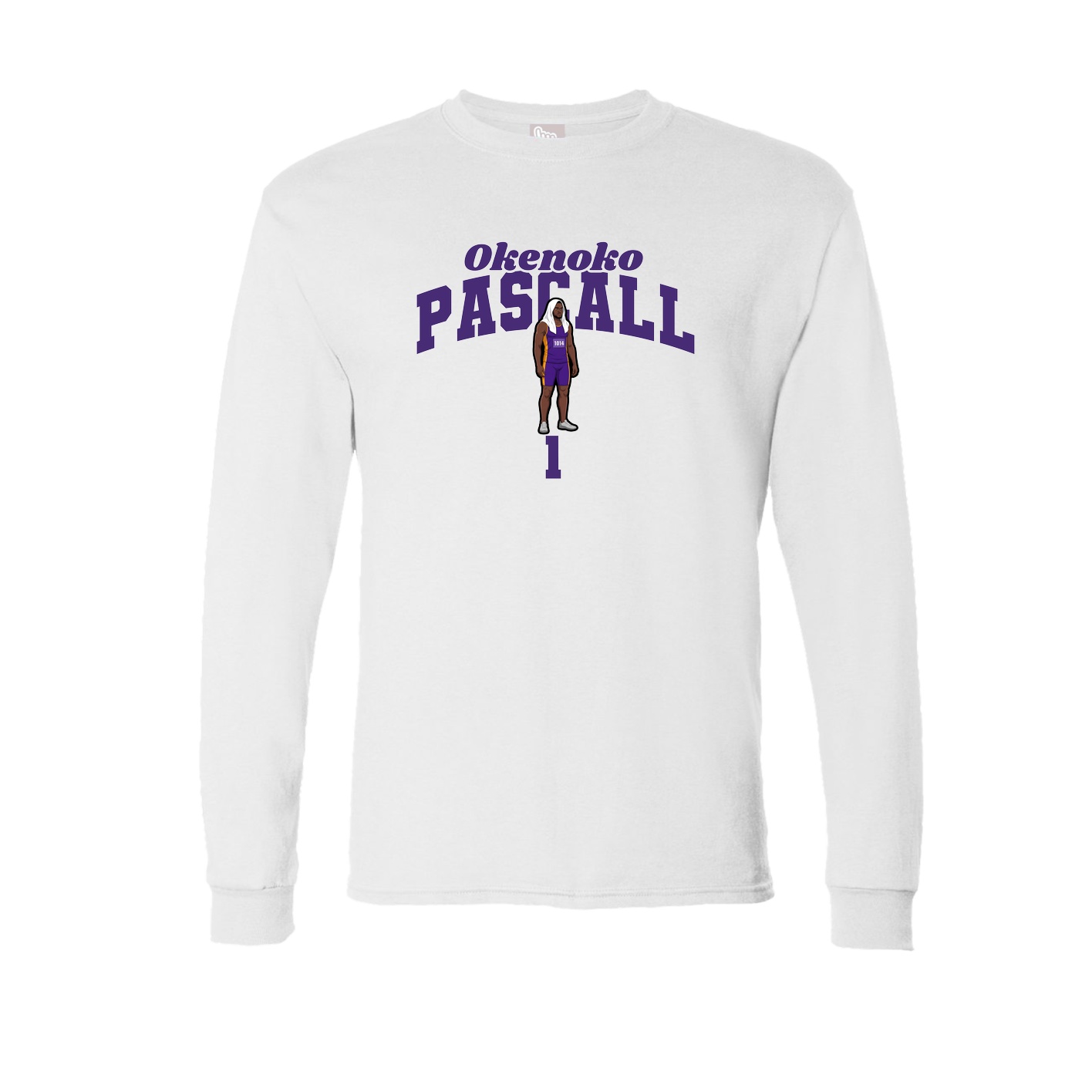 Long Sleeve Tee — Signature Arch in White