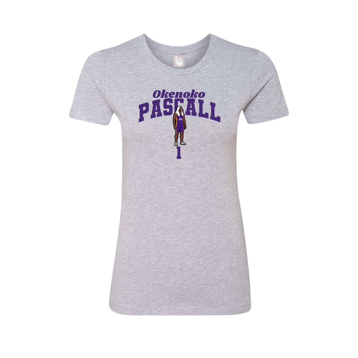 Womens Tee — Signature Arch in Grey