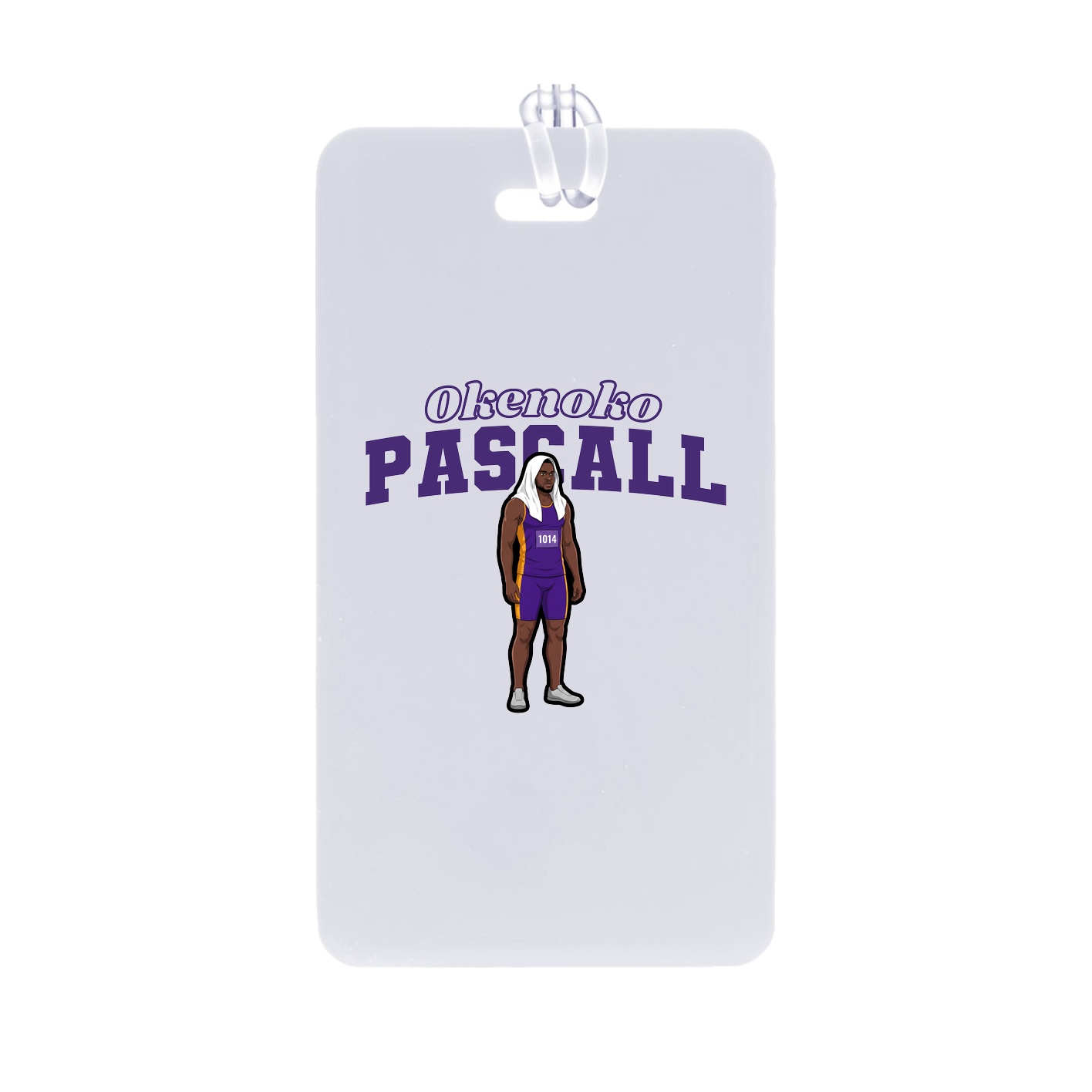 Bag Tag — Name Arch in Classic