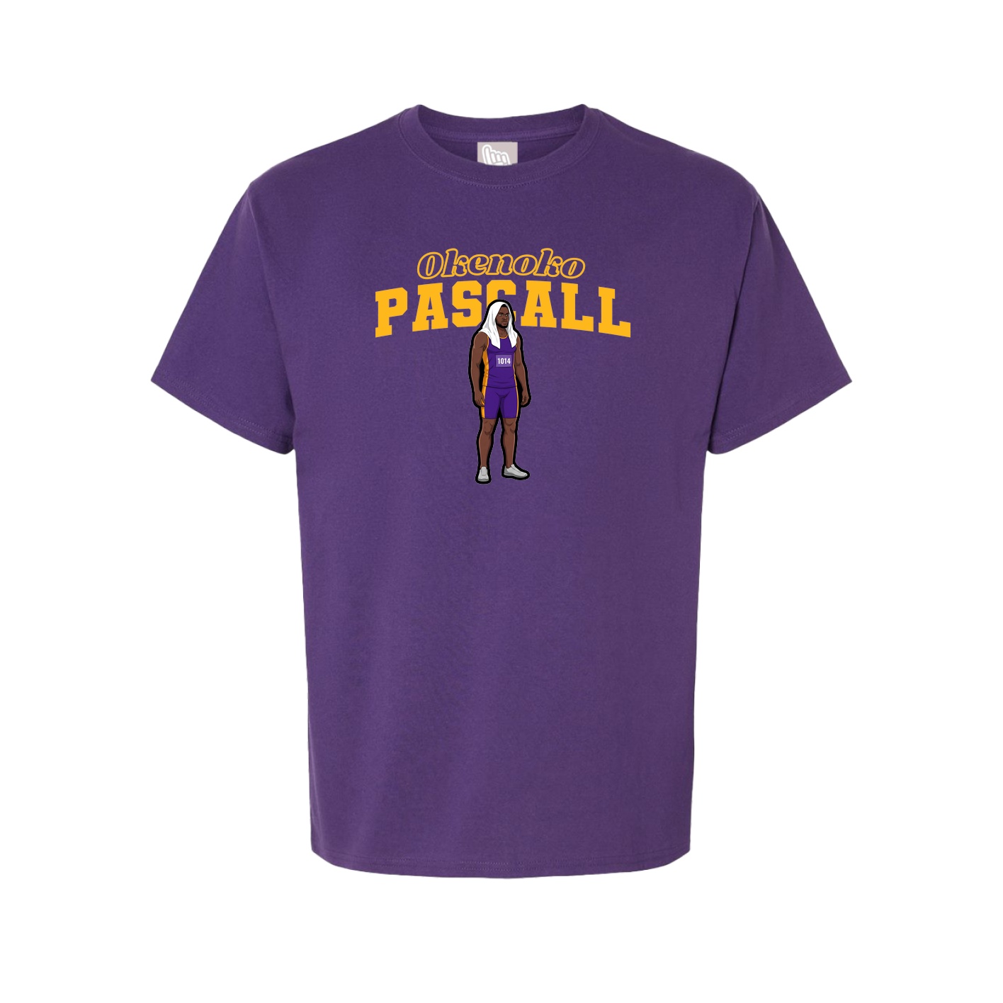 Tee — Name Arch in Purple