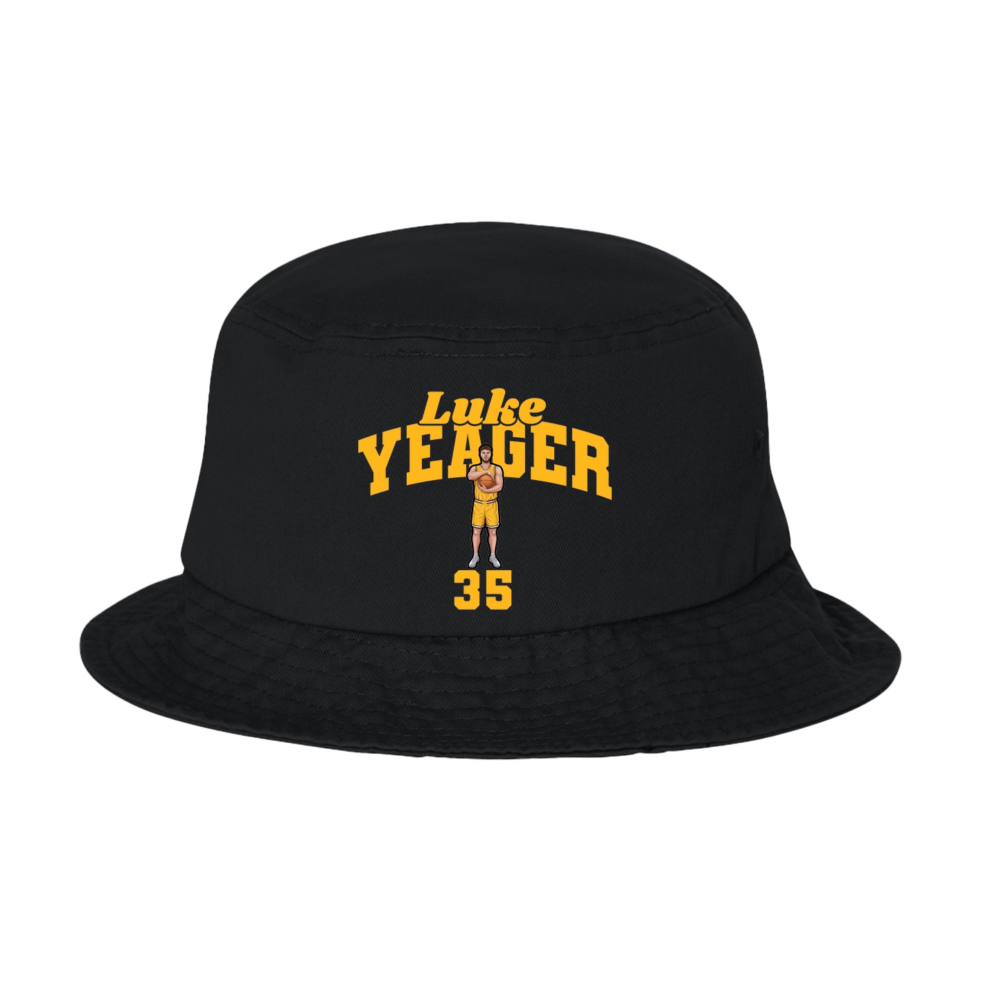 Bucket Cap — Signature Arch in Black