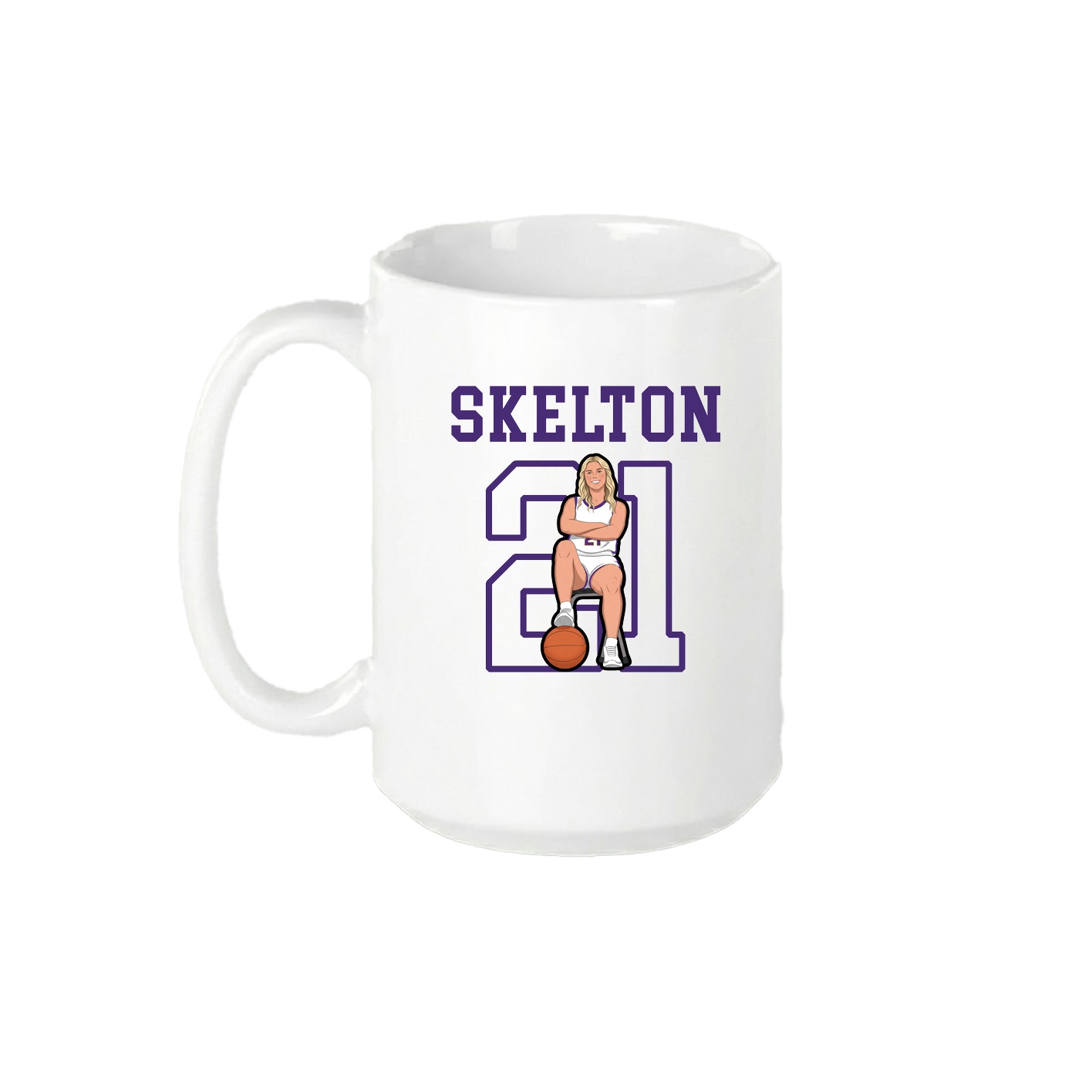 15oz Coffee Mug — Shirsey in White