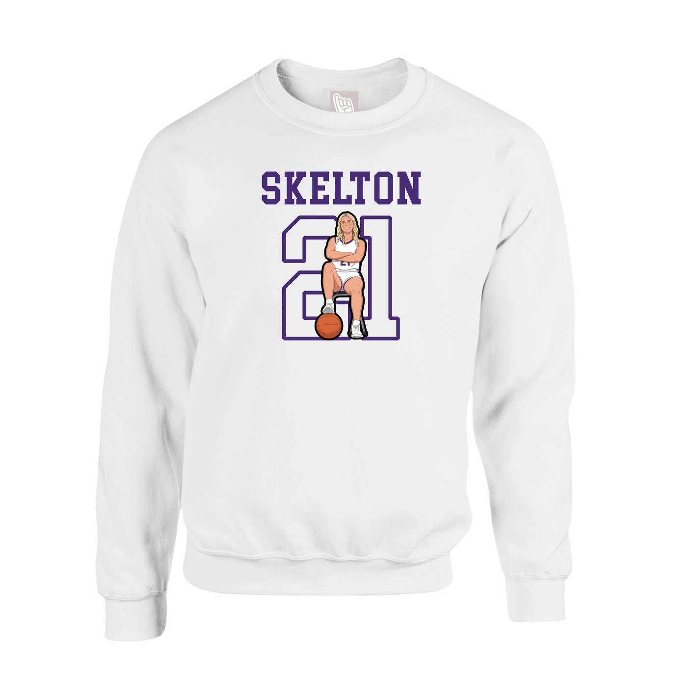 Fleece Crew — Shirsey in White