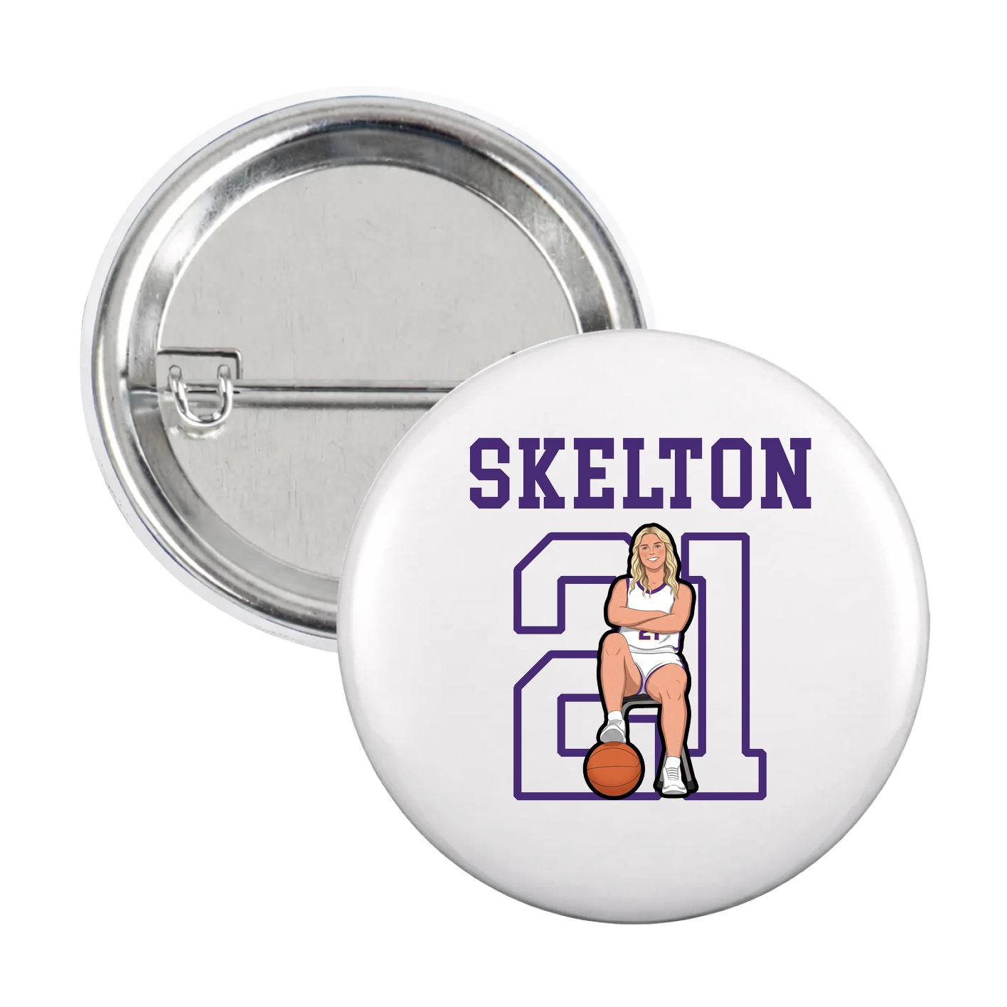 Game Day Button — Shirsey in White