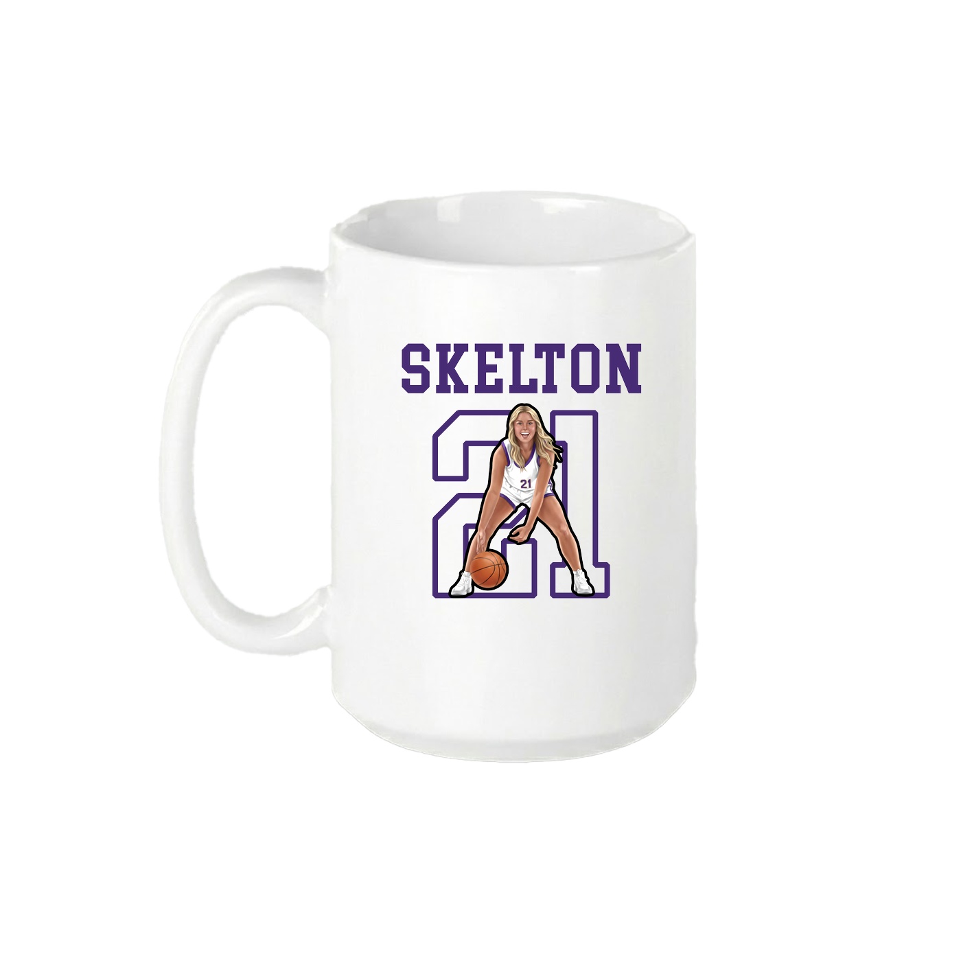 15oz Coffee Mug — Shirsey in White