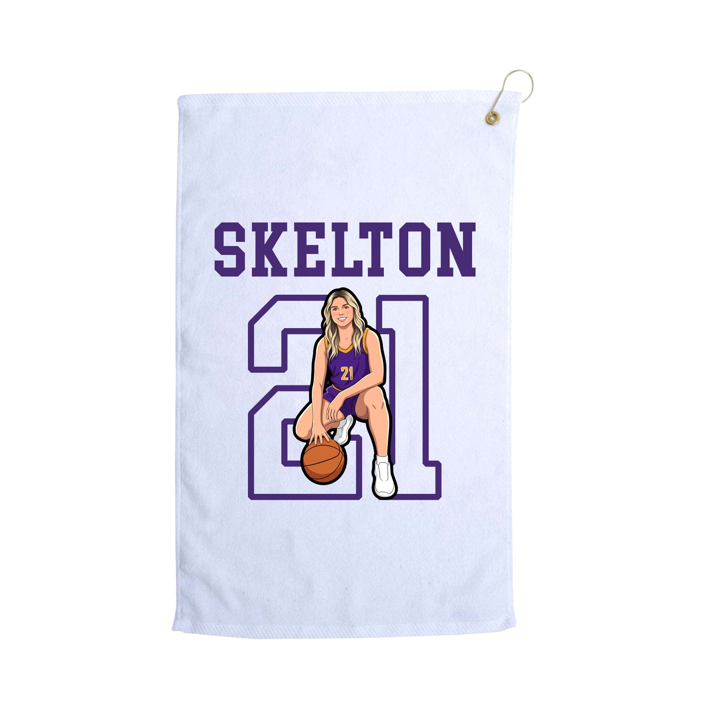 Golf Towel — Shirsey in White