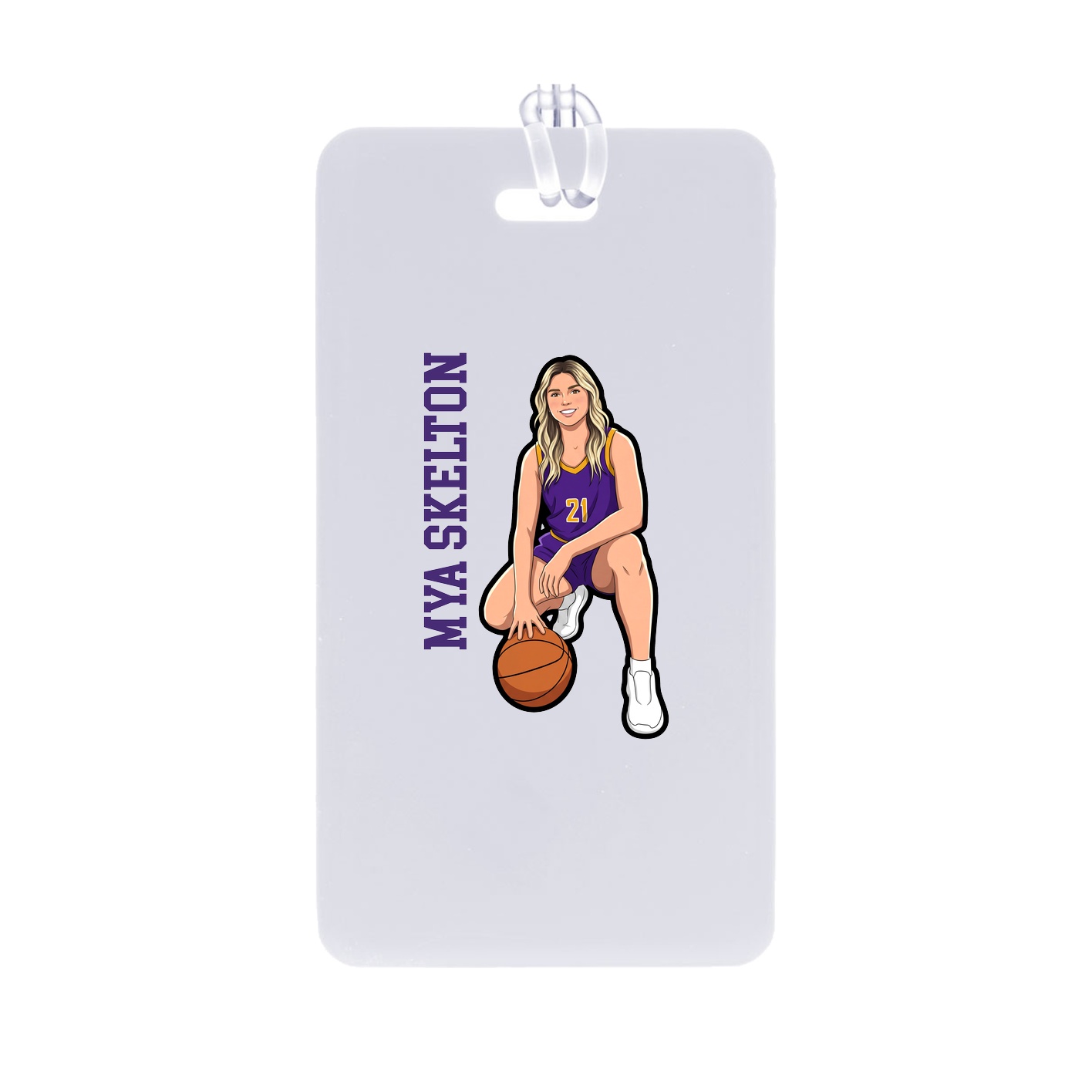 Bag Tag — Name Vertical in Classic