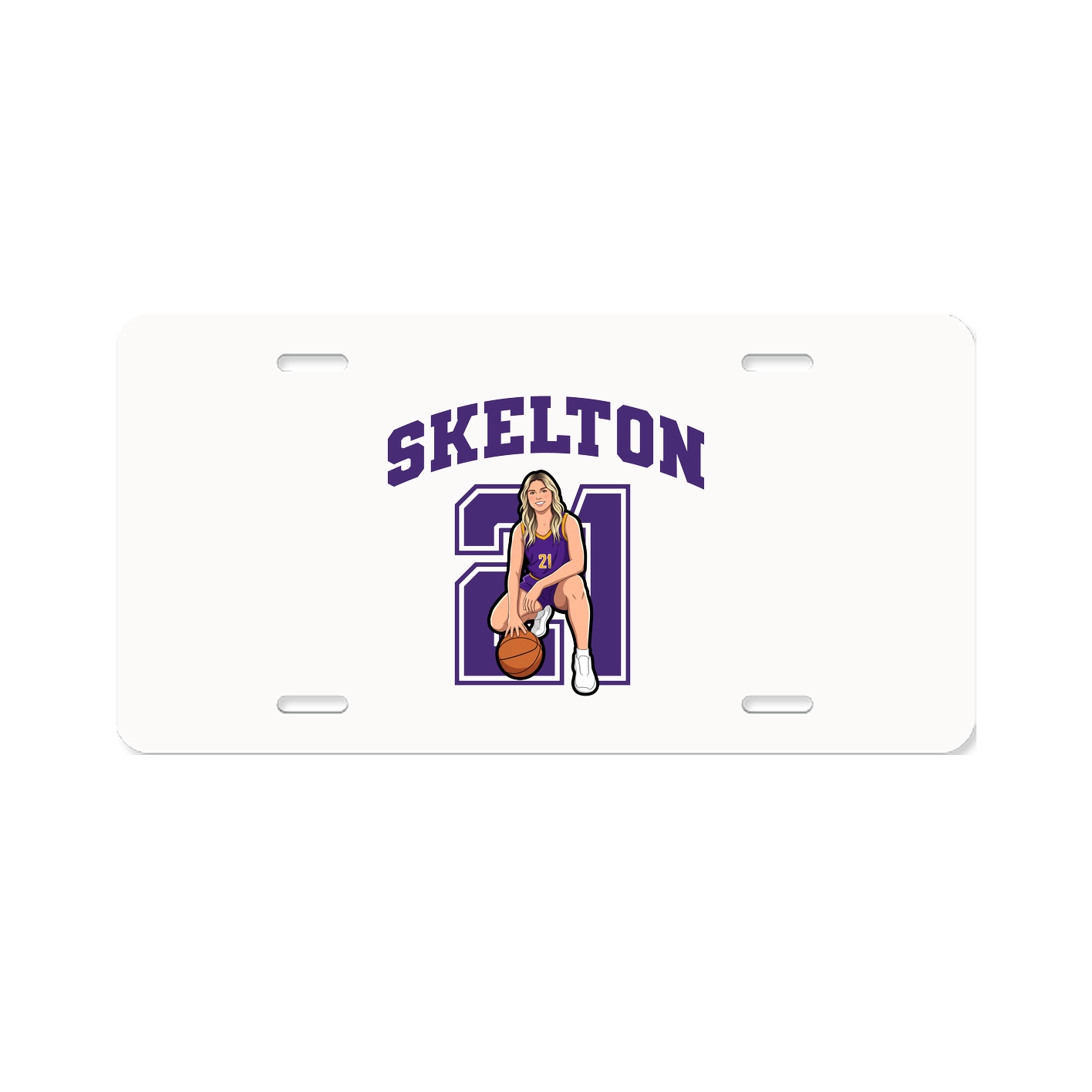 License Plate — Number in Classic