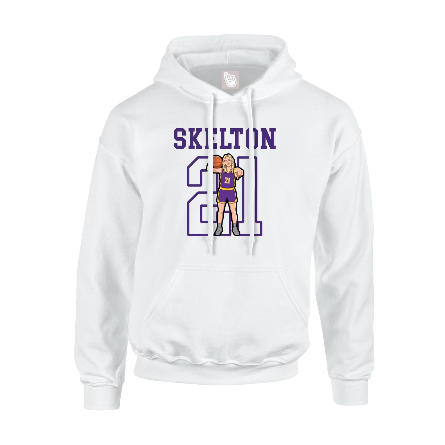 Youth Hoodie — Shirsey in White