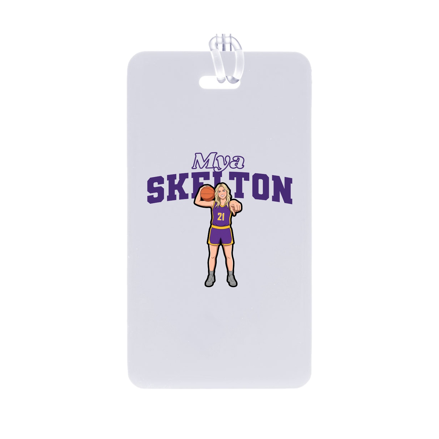 Bag Tag — Name Arch in Classic