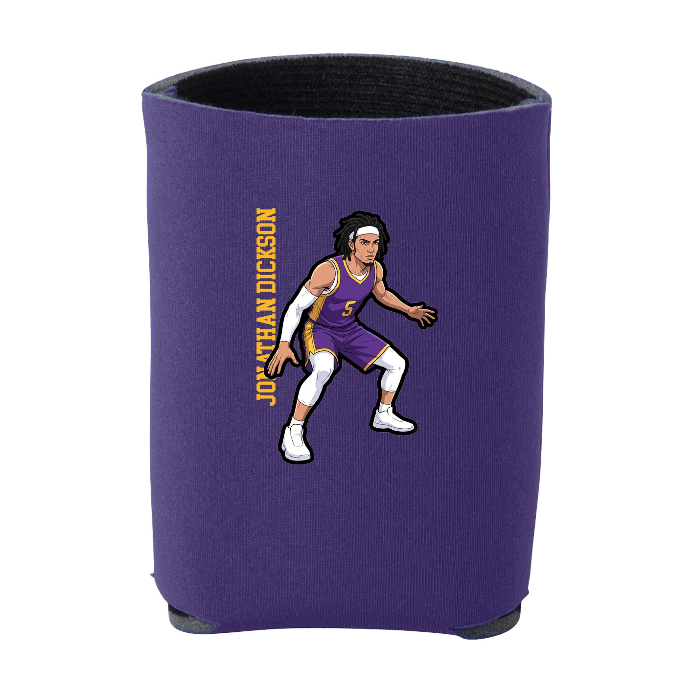 Can Holder — Name Vertical in Purple