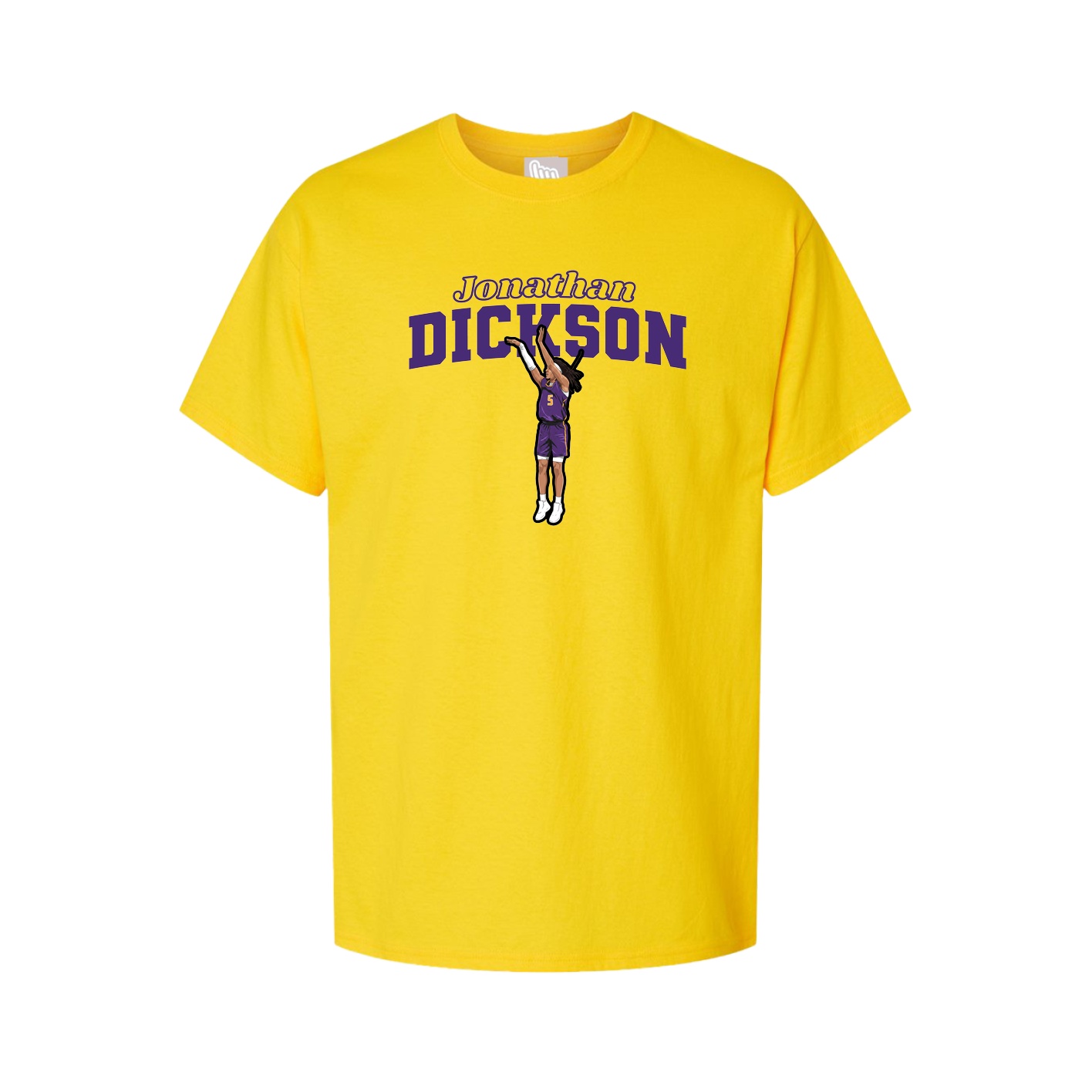 Youth Tee — Name Arch in Gold