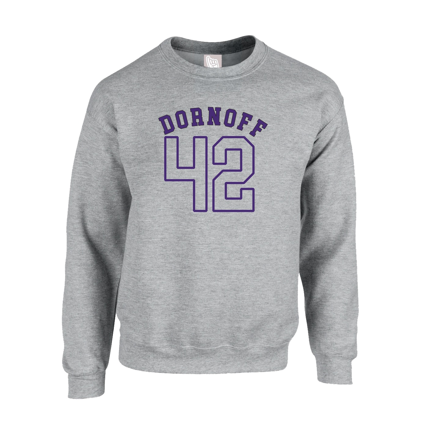 Fleece Crew — Shirsey Arch in Grey