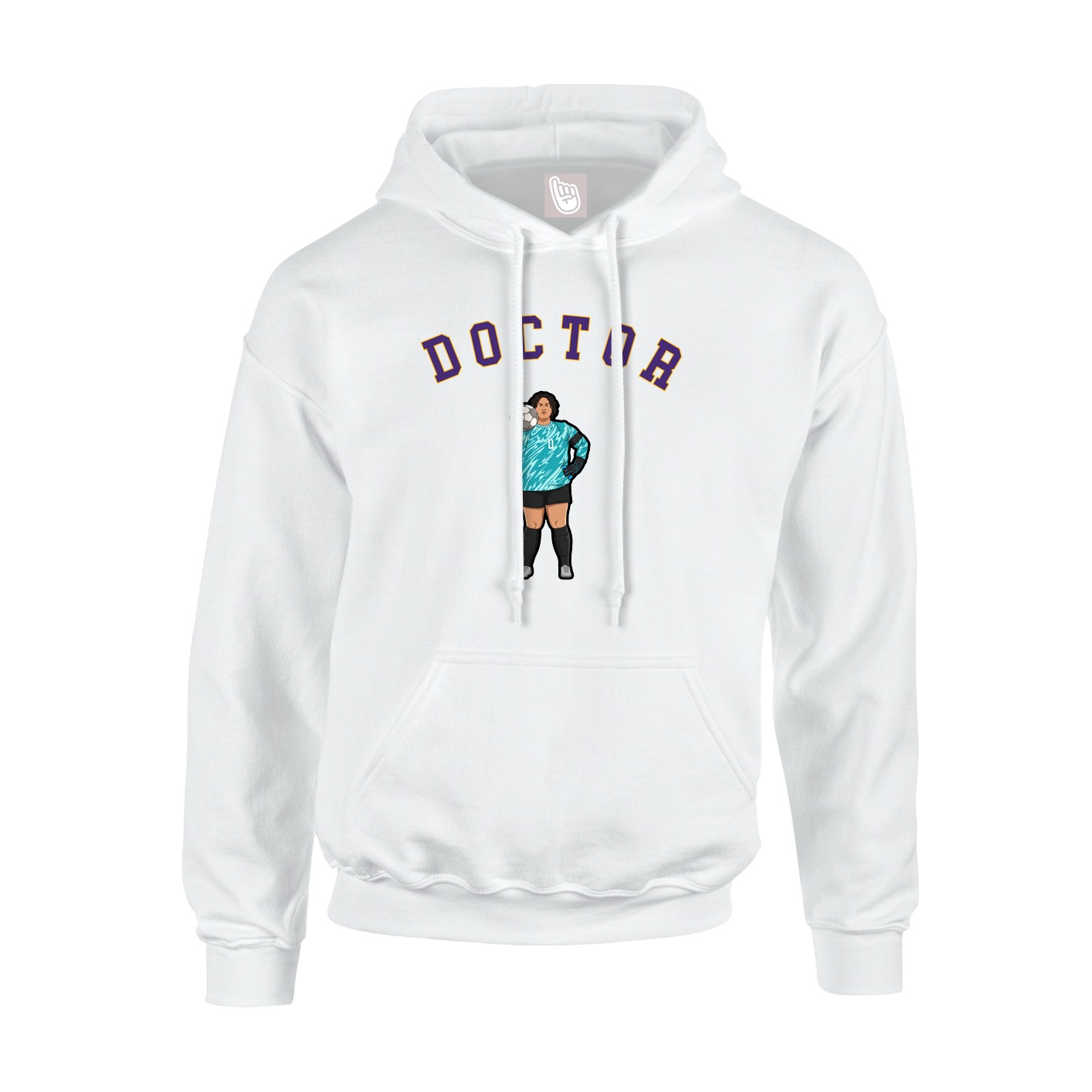 Youth Hoodie — Shirsey Arch in White