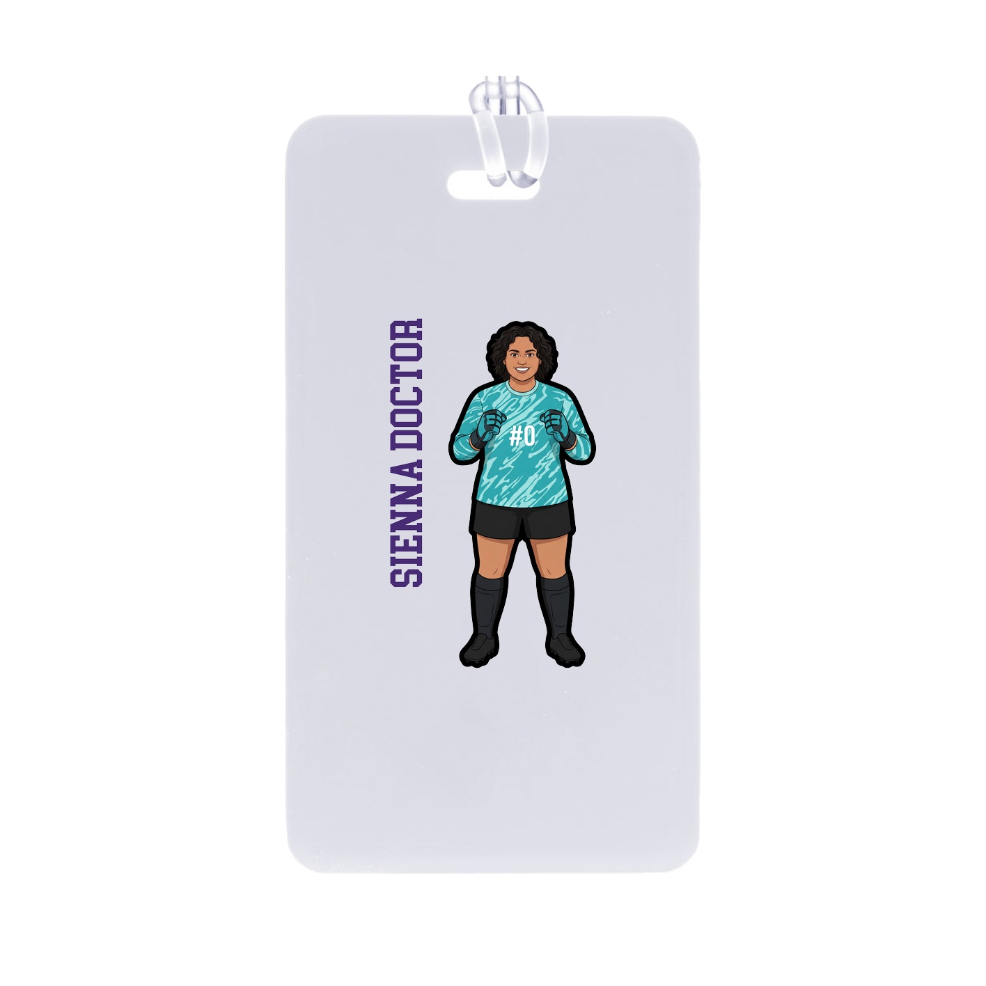 Bag Tag — Name Vertical in Classic