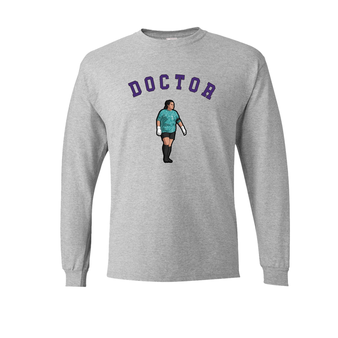 Long Sleeve Tee — Shirsey Arch in Grey