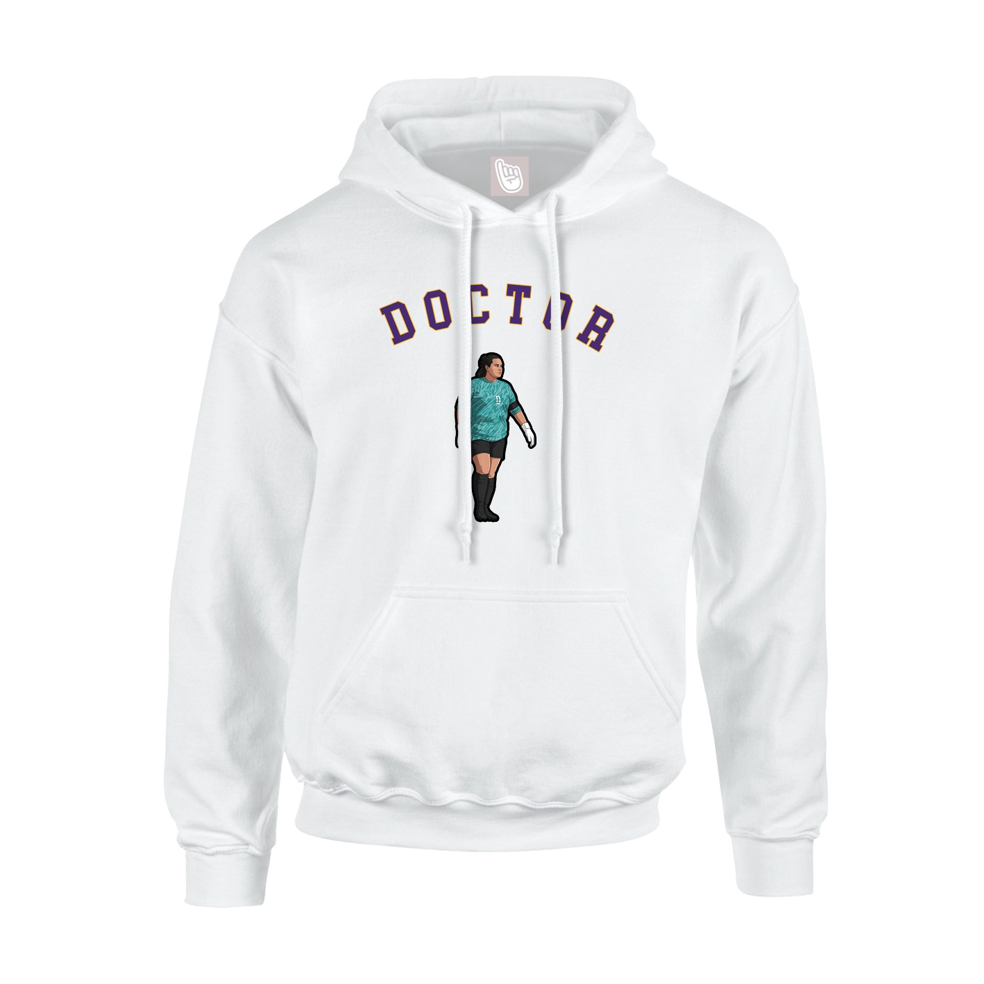 Hoodie — Shirsey Arch in White